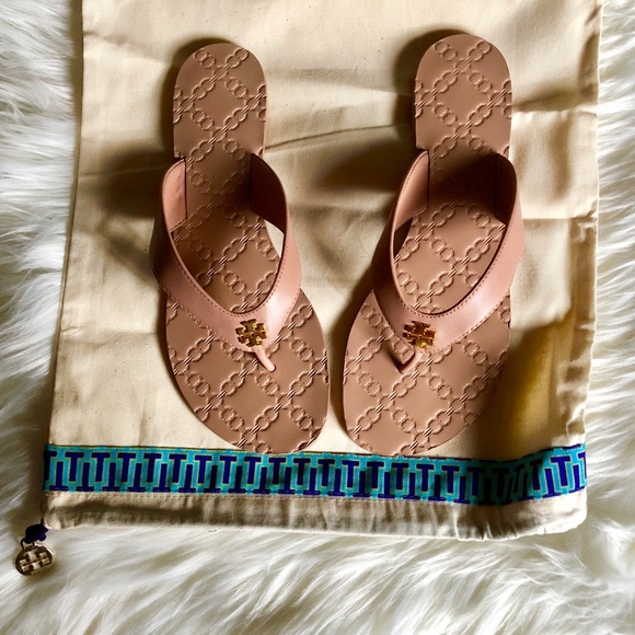 NEW: TORY BURCH Monroe Leather Sandals - Picture 6 of 6